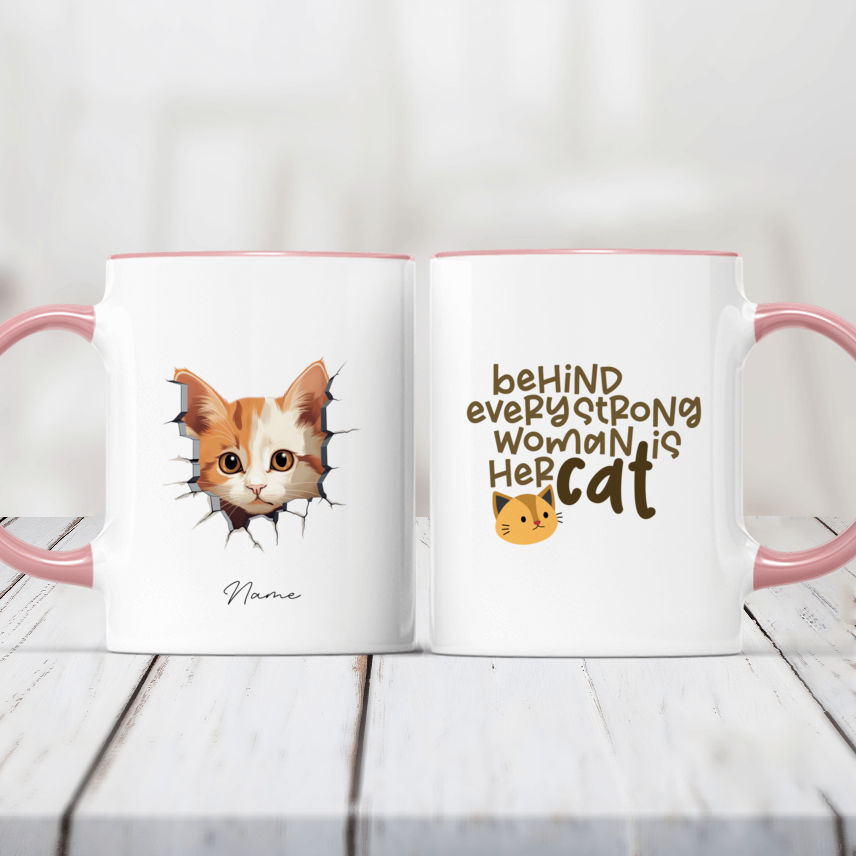 Personalized Cat Mug - Custom Name Cat Mom Gifts, Cat Gifts For Women, –  Cute Cats Store