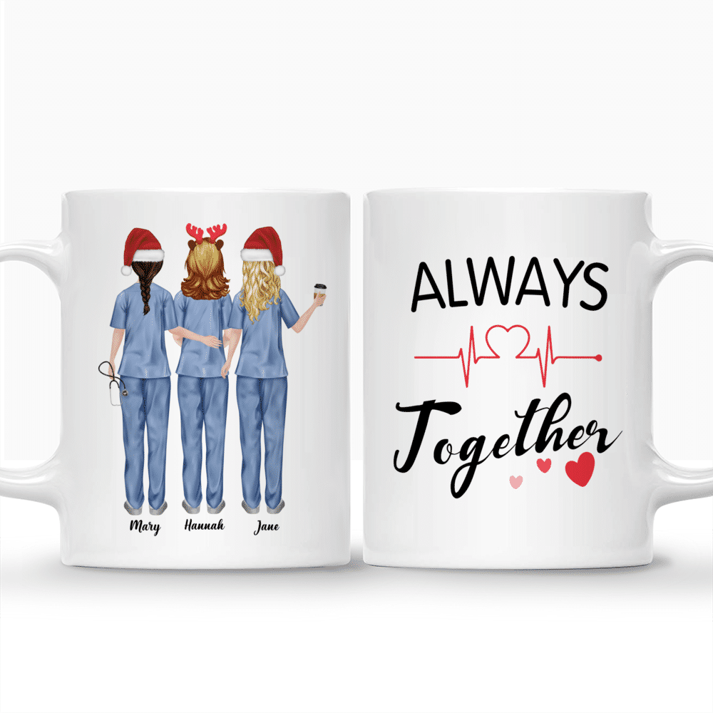 Personalized Mug - Up to 5 Nurses - Always Together_3