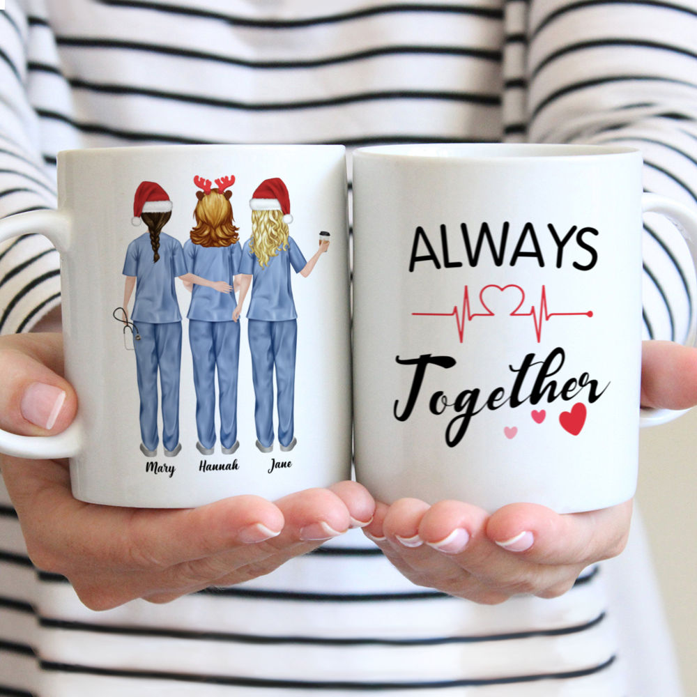 Personalized Mug - Up to 5 Nurses - Always Together