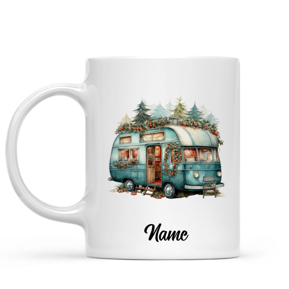 Christmas Bus Mug - Christmas Bus  – Christmas Mug - Custom Mug   - Gifts For Bestie, Family, Friend, Parents, Sister, Brother -  Personalized Mug - 38732 - Personalized Mug_1