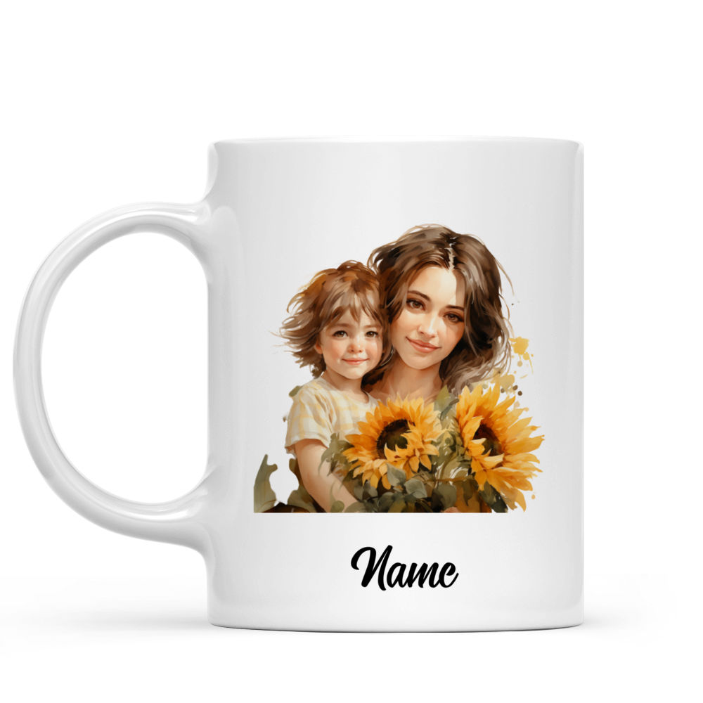 Personalized mug for Mom and Daughter — Glacelis