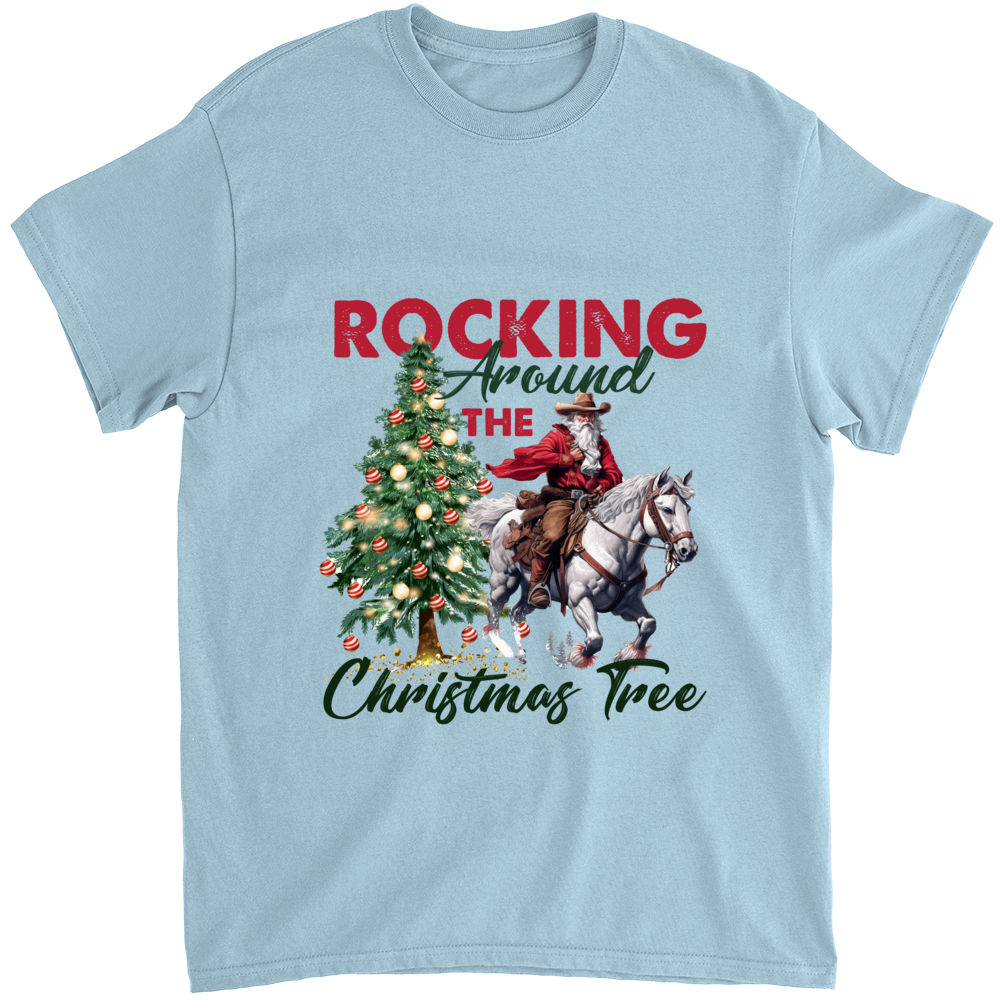 Rockin' Around The Christmas Tree Funny Happy Holidays Classic Shirt -  Limotees