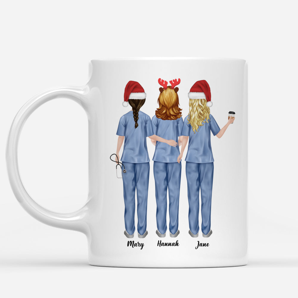 Personalized Mug - Up to 5 Nurses - We served during Covid-19_1