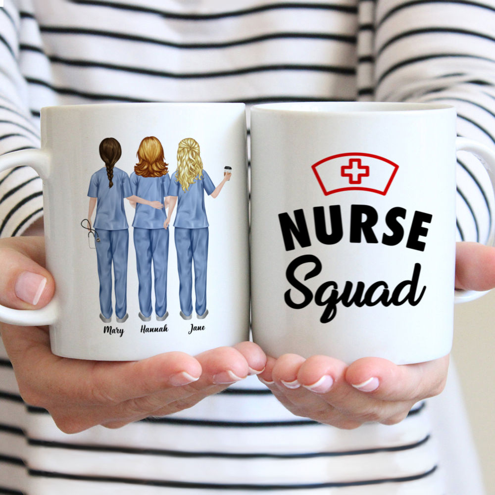 Personalized Mug - Up to 5 Nurses - Nurse Squad (Ver 2)