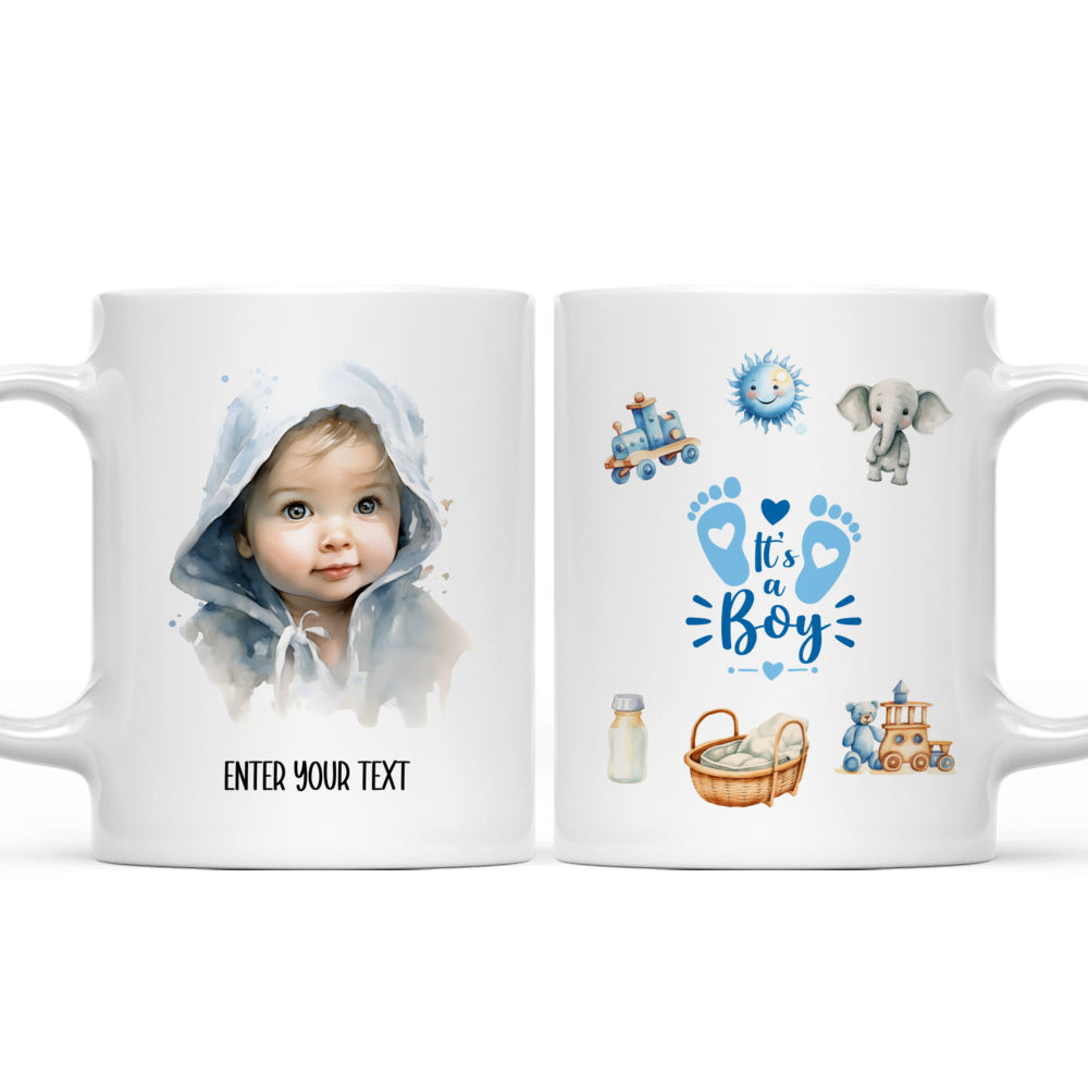 Personalised Baby Mug Toddler Enamel Mug New Baby Gift 