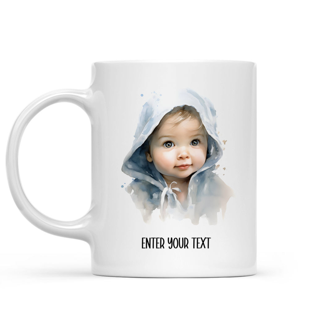 Personalised Baby Mug Toddler Enamel Mug New Baby Gift 