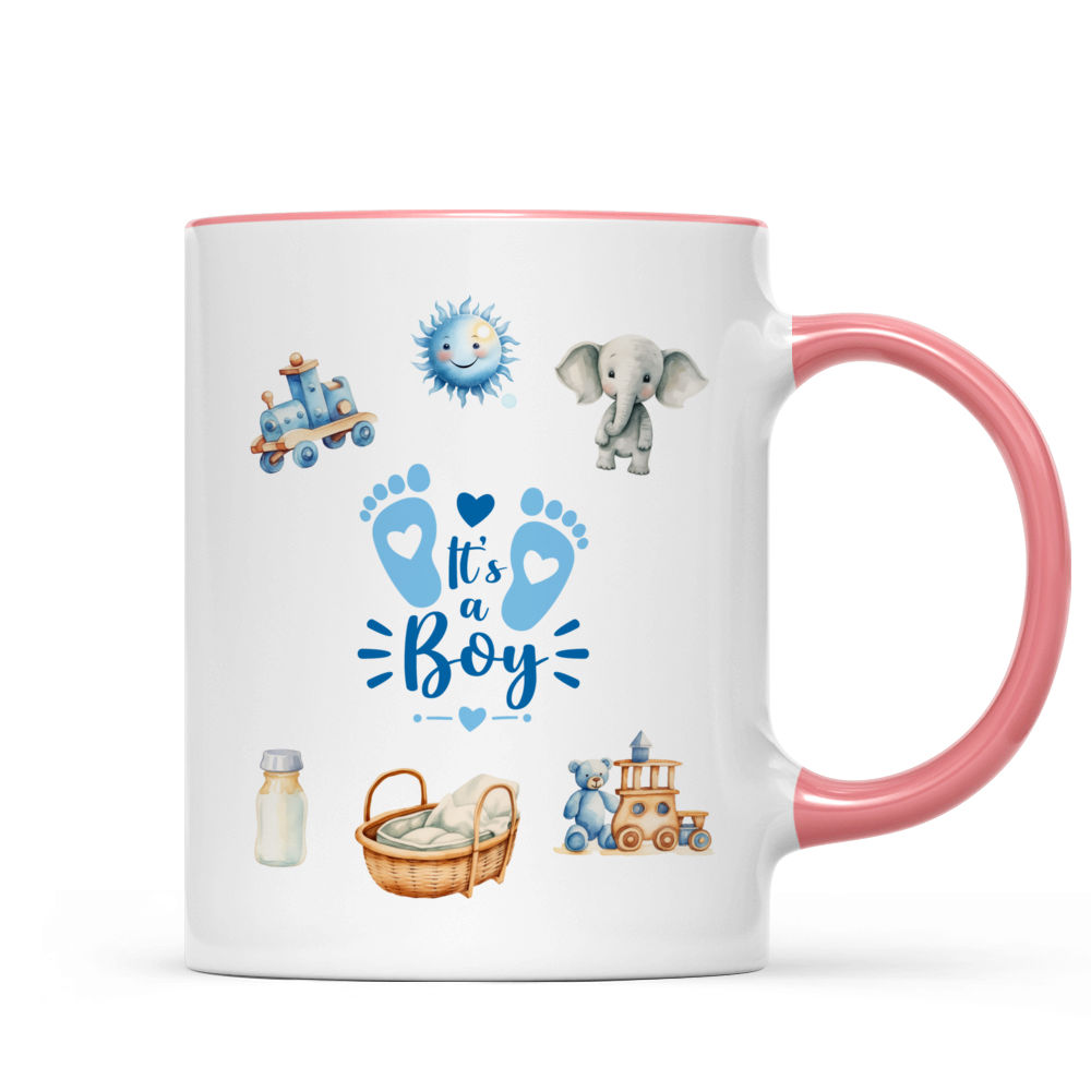 So God Made A Boy Mom Deluxe Mug