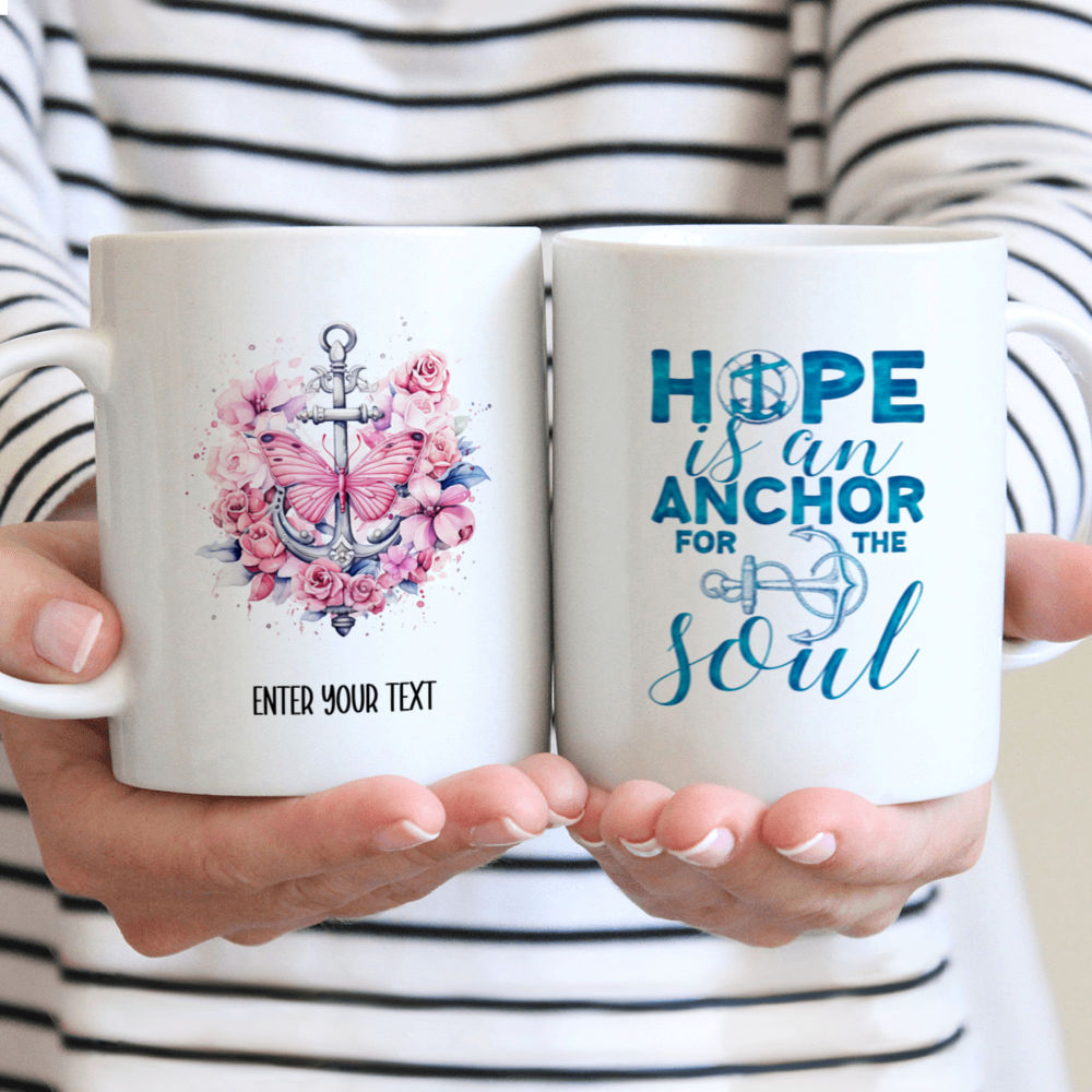 Personalized Nautical Anchor Styrofoam Cups - GB Design House