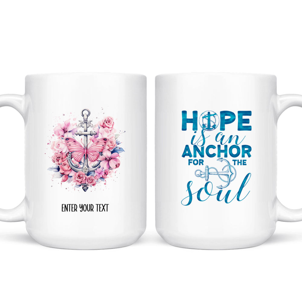 Personalized Nautical Anchor Styrofoam Cups - GB Design House