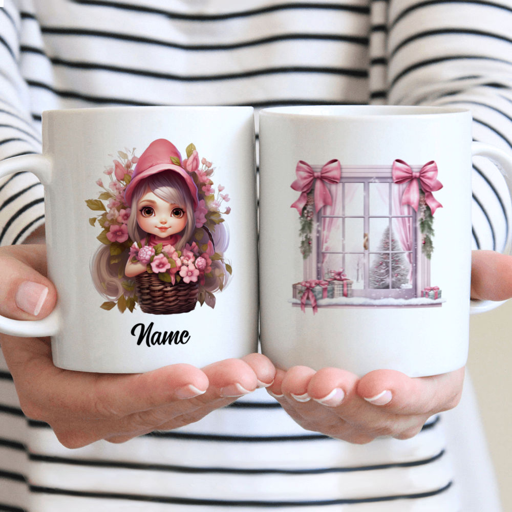 Woman With Glasses Cute Espresso Cup and Saucer, Espresso Mug Ceramic Cup  Handmade, Personalized Coffee Cup for Mom, Cute Gift for Women 