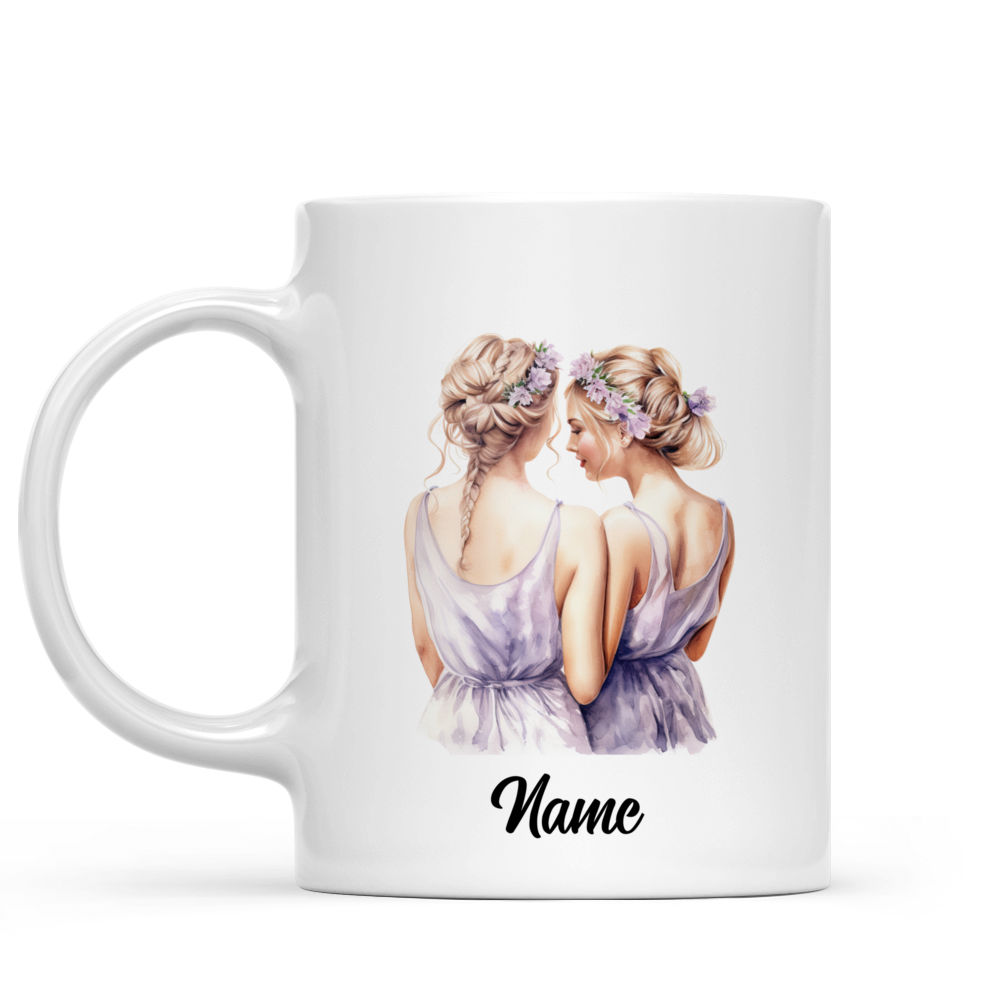 Personalized Name Lavender Mug, Custom Coffee Mug, Nature Lovers