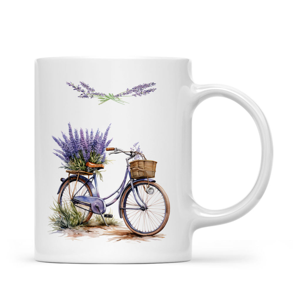 Lavender Mug, Lavender Gift, Cute Lavender Gift, Cute Lavender Mug