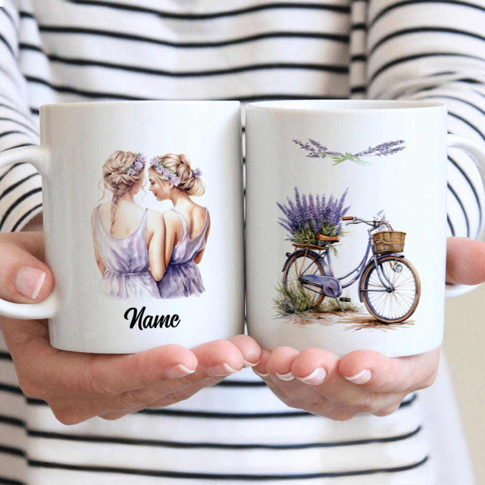 Lavender Mug, Lavender Gift, Cute Lavender Gift, Cute Lavender Mug