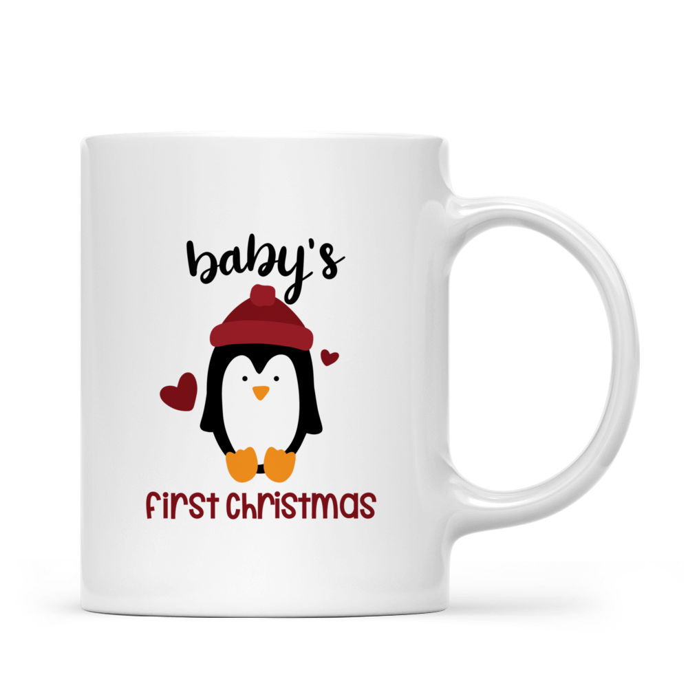 Christmas Mug - Baby Christmas Mug - My First Christmas Mug - Custom Mug - 1st Christmas  Mug -  Gifts For Bestie, Family, Friends, Parents, Grandparents, Sister, Daughter, Girlfriend-  Personalized Mug - 39113 39114_2