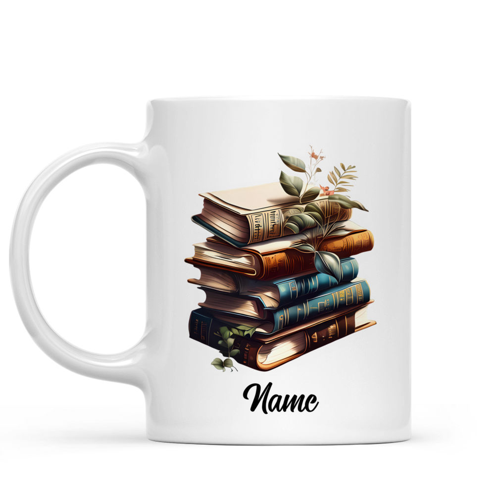 Book Mug - Old Books Mug - Custom Mug- Vintage Book -  Gifts For Bestie, Family, Friends, Lover-  Personalized Mug - 39215 - Personalized Mug_1