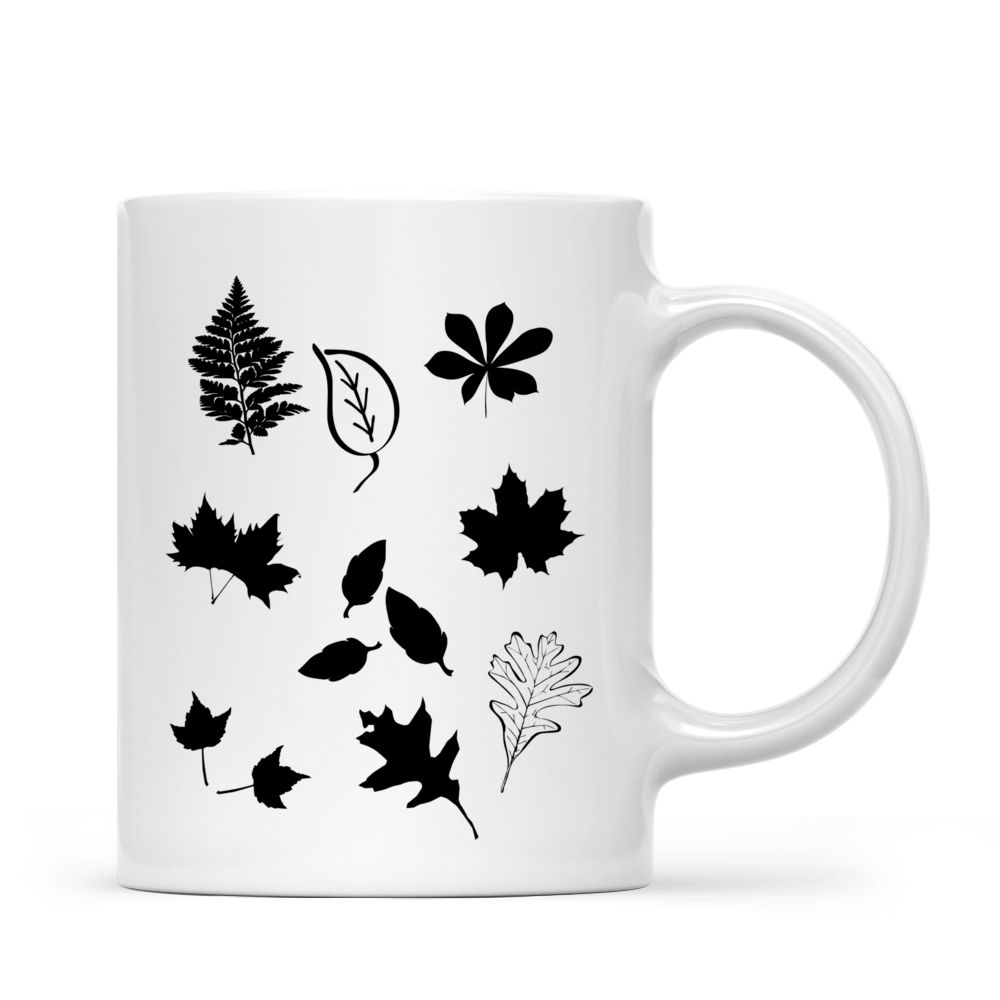 Leaf Mug - Leaf Mug - Custom Mug  - Gifts For Bestie, Family, Friends, Lover-  Personalized Mug - 39217 - Personalized Mug_2