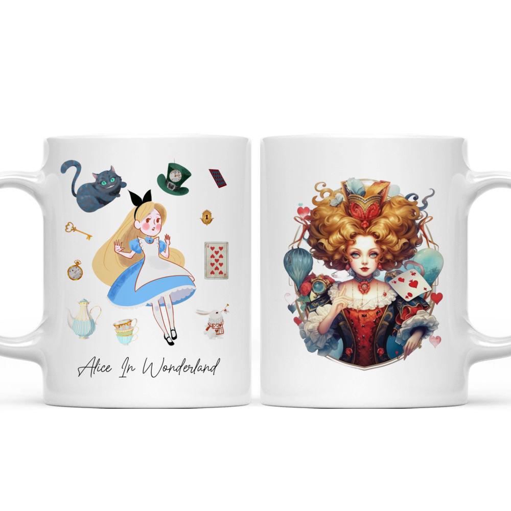 Children Mug - Alice In Wonderland Mug - Custom Mug - Alice In Wonderland  Characters Mug - Gifts For Bestie, Family, Friends, Lover- Personalized Mug  - 39216 39221