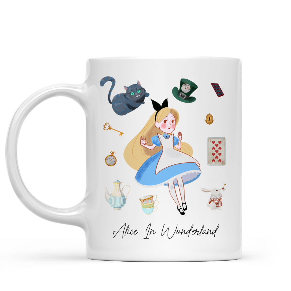 Children Mug - Alice In Wonderland Mug - Custom Mug - Alice In Wonderland  Characters Mug - Gifts For Bestie, Family, Friends, Lover- Personalized Mug  - 39216 39221