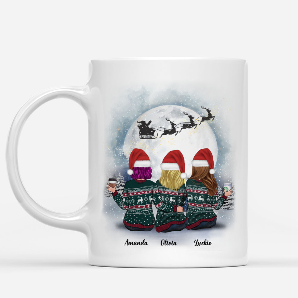 Personalized Mug - Christmas Moon - Life Is Better With Besties_1