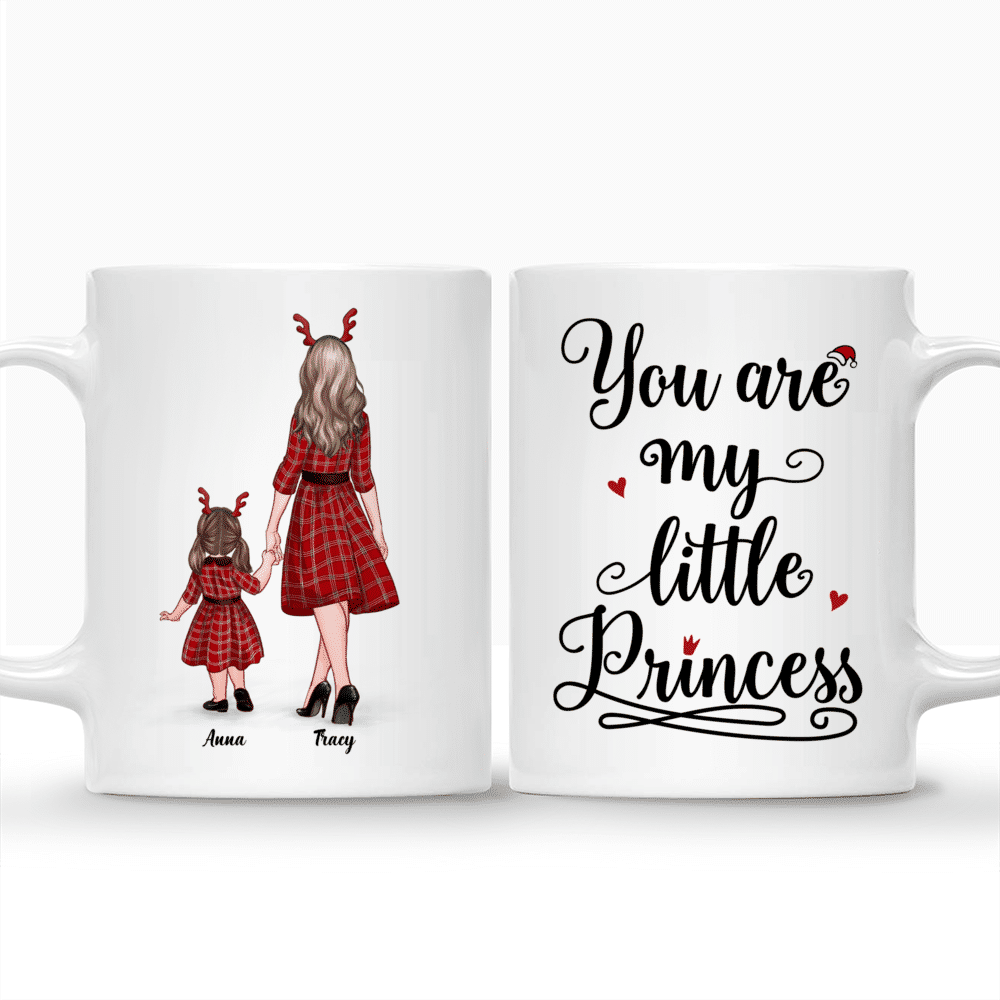 Personalized Mug - Mother and Kid Daughter - You are my Little Princess_3