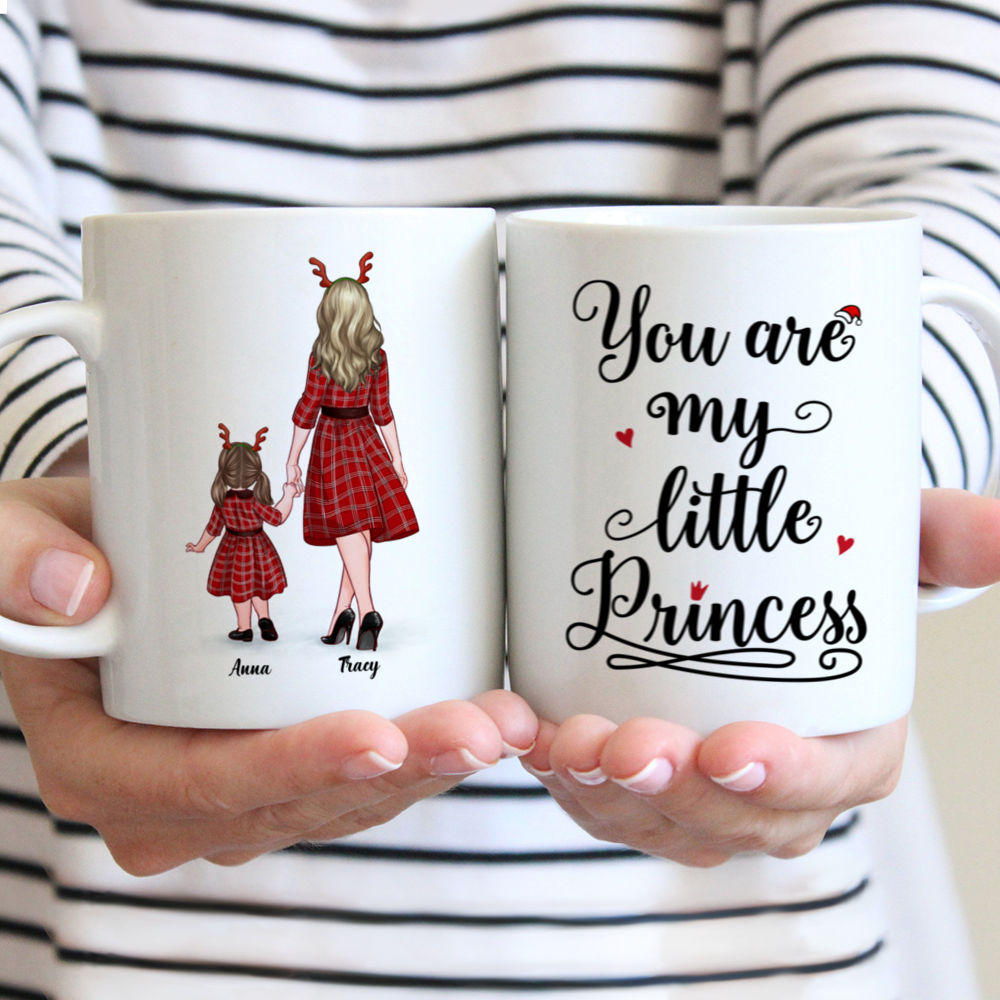 Personalized Mug - Mother and Kid Daughter - You are my little Princess