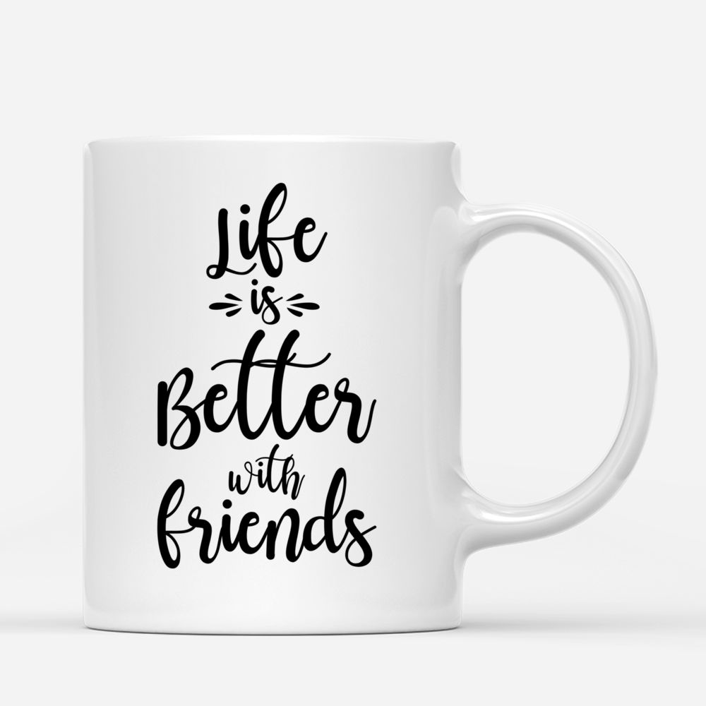 Personalized Mug - Vintage Best Friends - Life Is Better With Friends_2