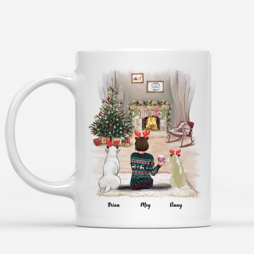 Personalized Christmas Mug - Christmas Is Better With Dogs Custom Mug_1