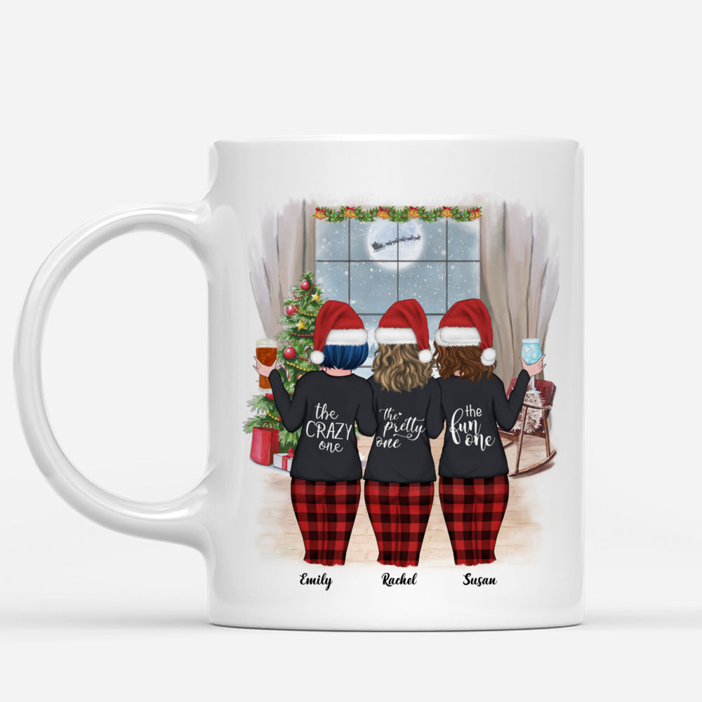 Personalized Mug - Xmas Pyjama - Up to 4 Ladies - You're My People (1)_1