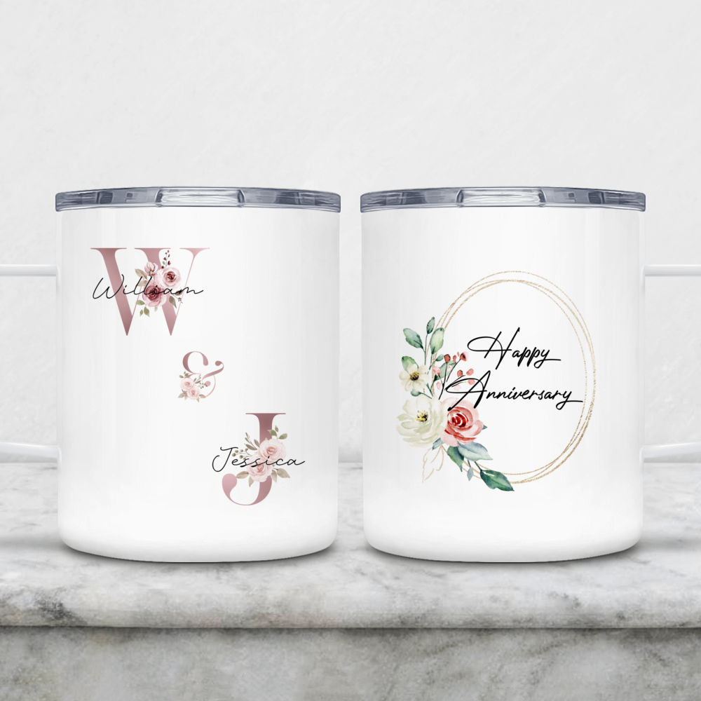 Personalized Bride and Groom Clear Glass Mug – Mooi Metal Art