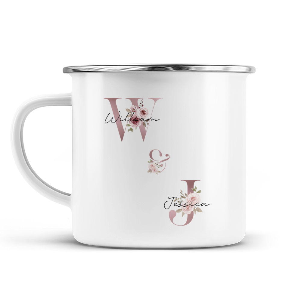 Personalized Bride and Groom Clear Glass Mug – Mooi Metal Art