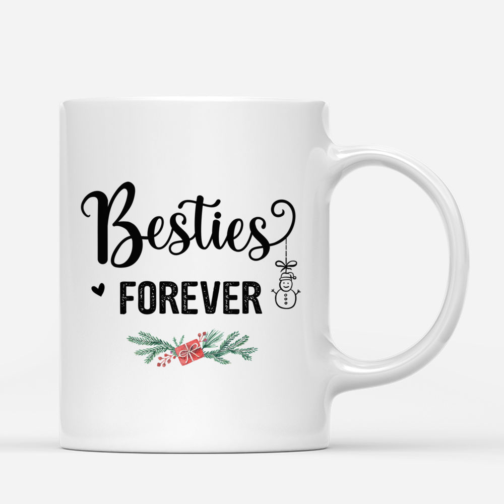 Xmas Pyjama - Up to 4 Ladies - Besties Forever (4) - Personalized Mug_2