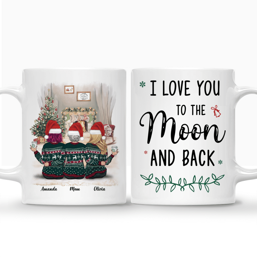 Personalized Mug - Xmas Mug - I Love You To The Moon And Back_3