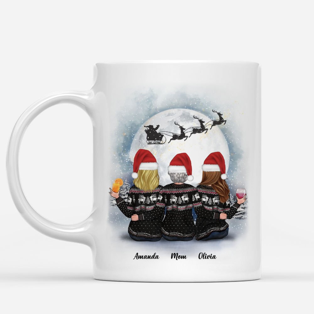 Personalized Mug - Christmas Moon - I Love You To The Moon And Back_1