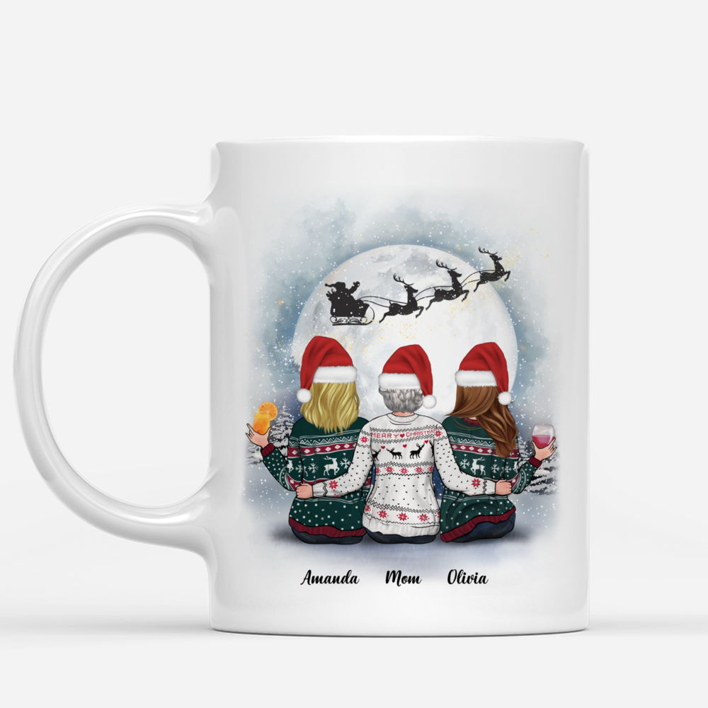Personalized Mug - Christmas Moon - I Love You To The Moon And Back 2_1