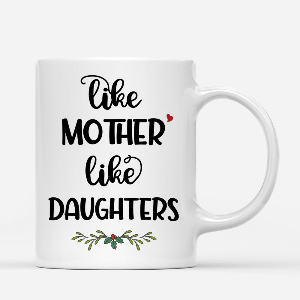 Personalized Mug - Winter Cottage Mug - Like Mother Like Daughters_2