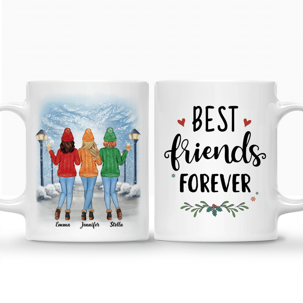 Sweater Weather - Best Friends Forever - Up to 5 Ladies - Personalized Mug_3