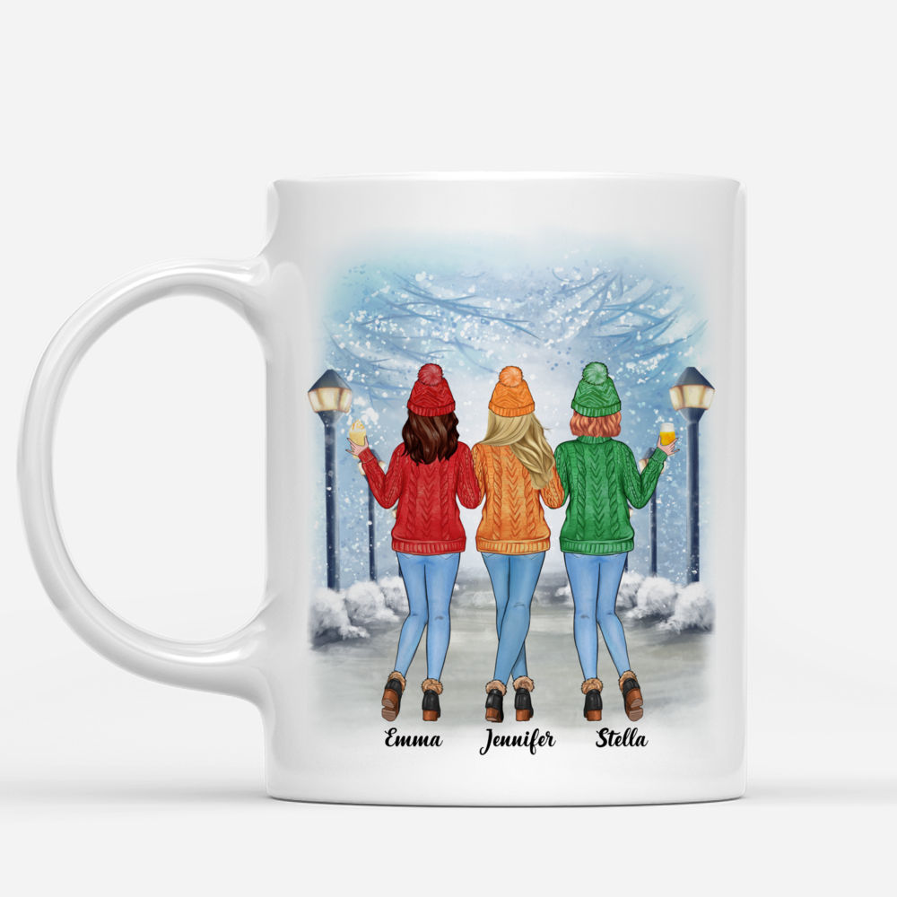 Personalized Mug - Sweater Weather - Being My Sisters Is Really The Only Gift You Need - Up to 5 Ladies_1