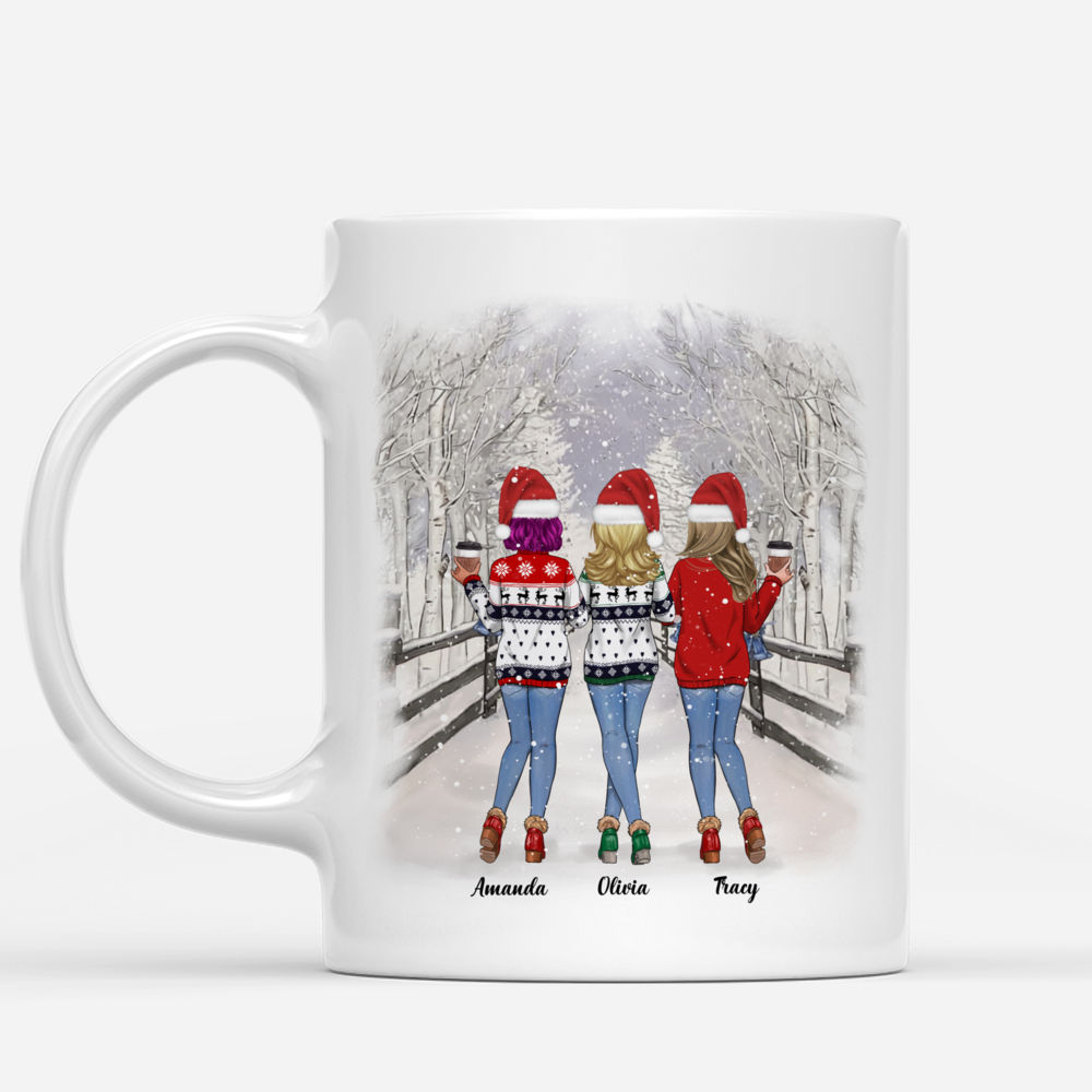 Personalized Mug - Snow Road Mug - Life Is Better With Sisters_1