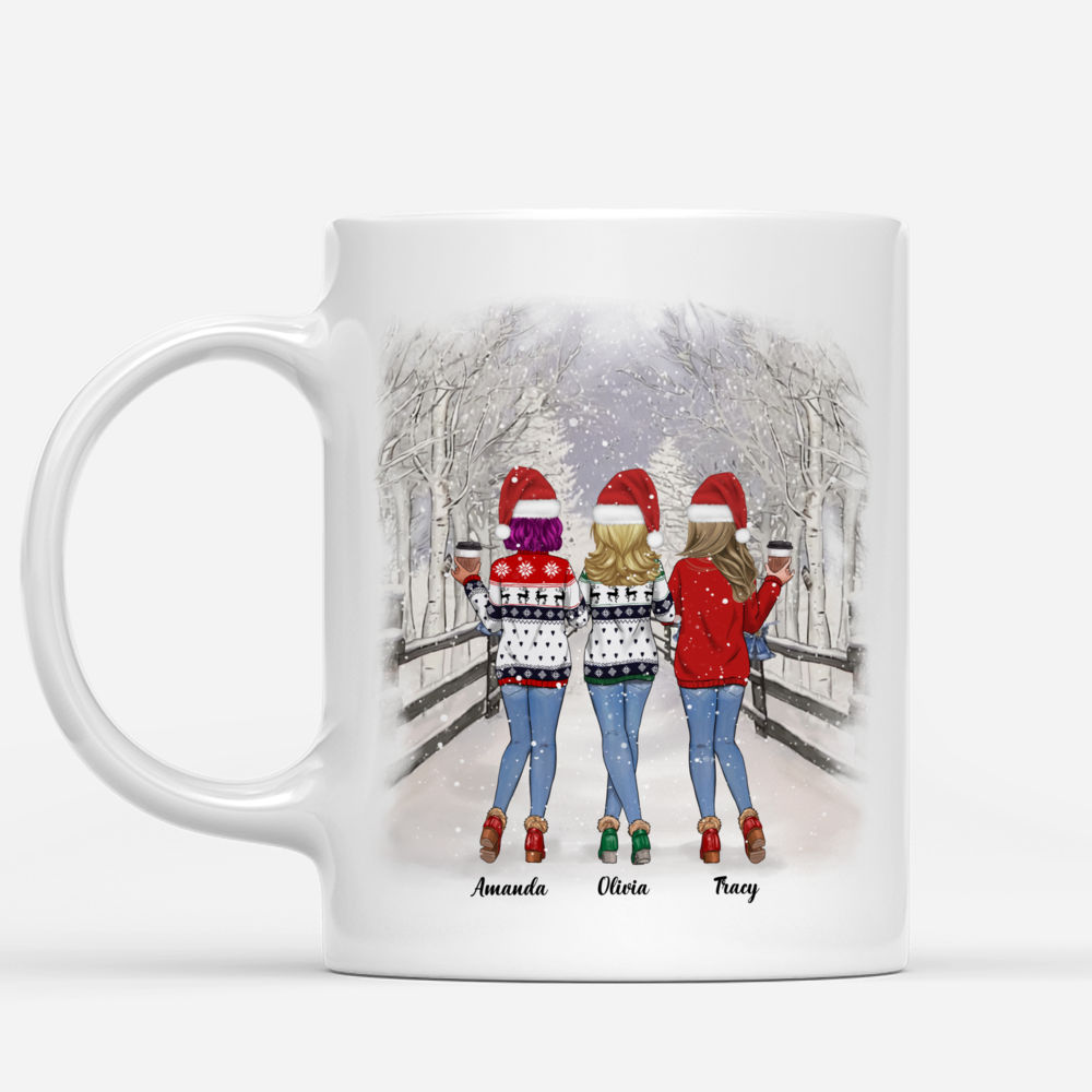 Personalized Mug - Snow Road Mug - To my Best Friend, I may not be able to solve all of your problems, but I promise you wont have to face them alone_1