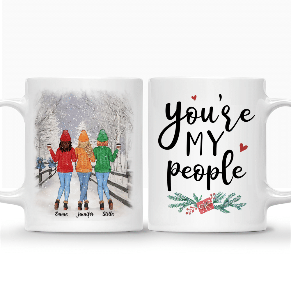 Personalized Mug - Winter Wonderland - You're My People - Up to 5 Ladies (2)_3