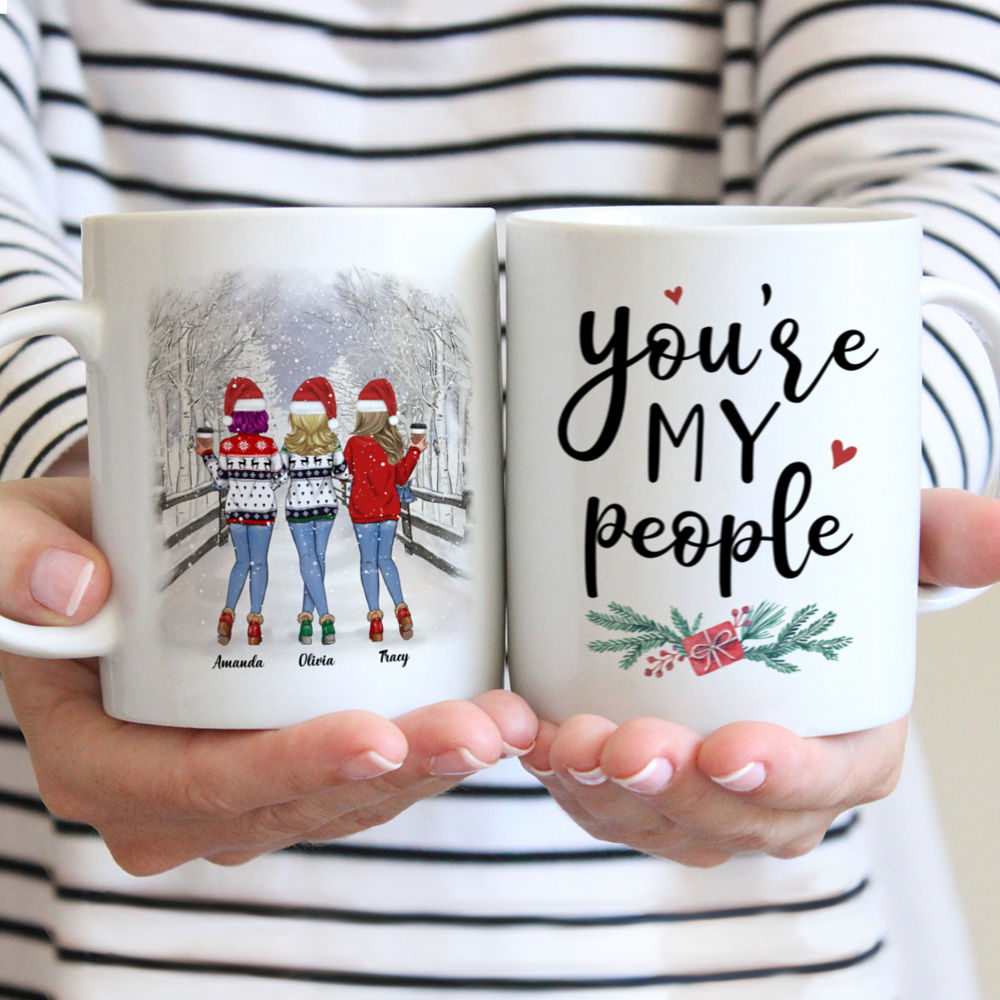 Personalized Mug - Snow Road Mug - You're My People