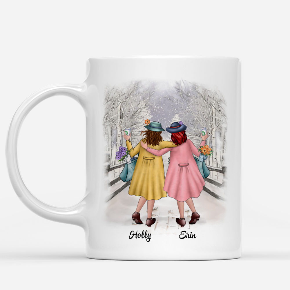 Personalized Mug - Christmas With Best Friends - We'll Be Friends Until We're Old And Senile, Then We'll Be New Best Friends_1