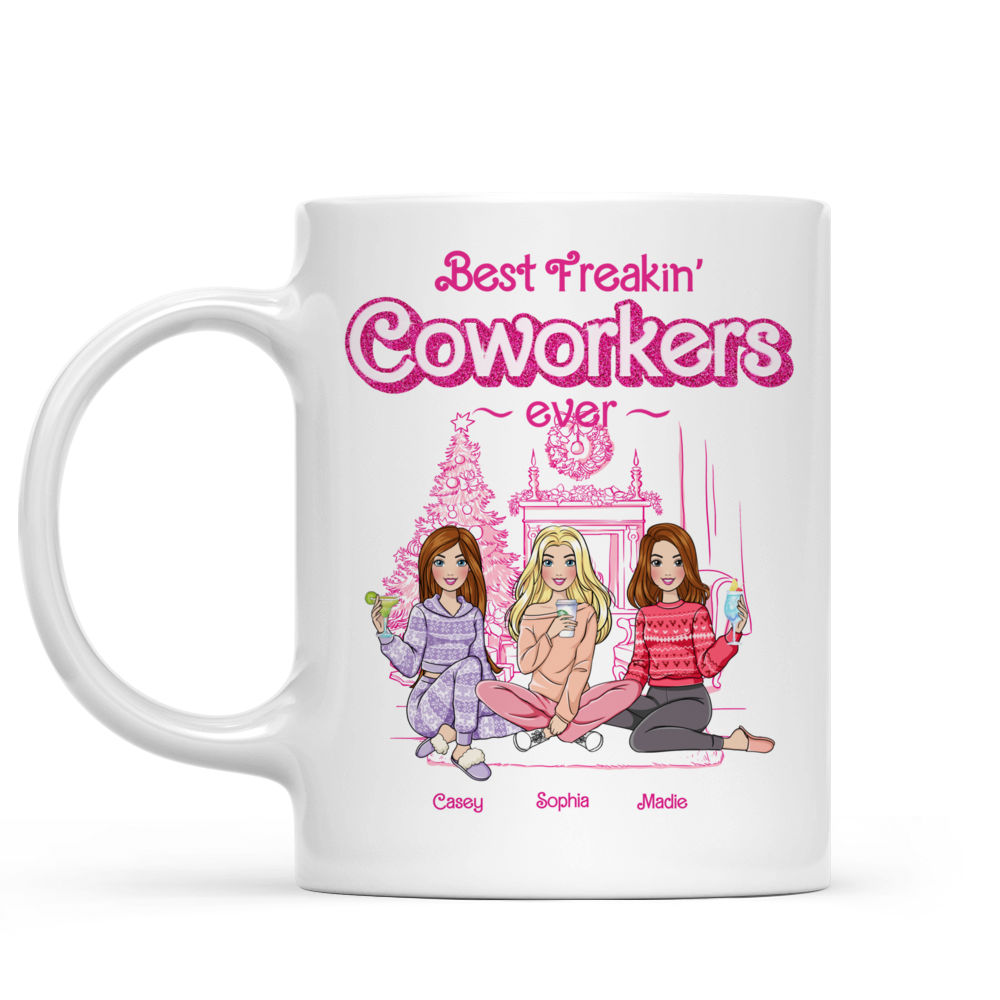 Coworkers Mug - Best Freakin Coworkers Ever (v3) - Farewell Gifts - Birthday Gifts, Christmas Gifts For Coworkers - Personalized Mug_2