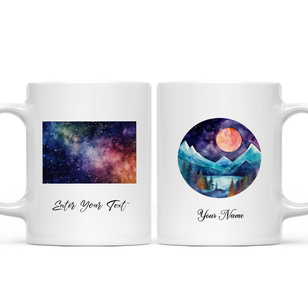 Galaxy Mug - Sky Full Of Stars - Gifts for people who like stargazing -  Custom Mug - Gifts For Bestie, Family, Friend, Parents, Grandparents, Sister, Son, Daughter, Girlfriend- Personalized Mug 40735	40736_3