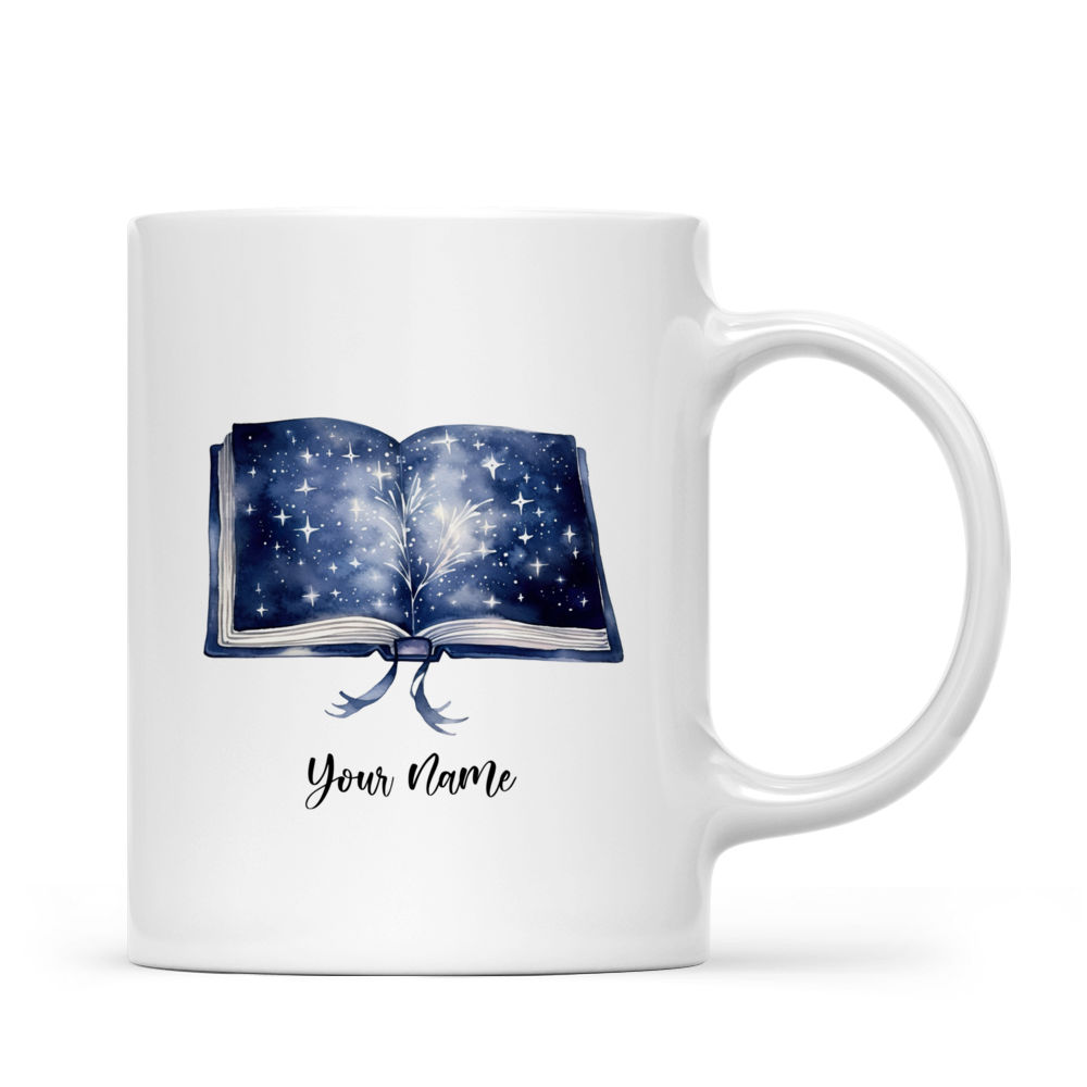 Magic Book Mug - knowledge is limitless - Gifts for book lovers - Custom Mug - Gifts For Bestie, Family, Friend, Parents, Grandparents, Sister, Son, Daughter, Girlfriend- Personalized Mug 40743	40744_2