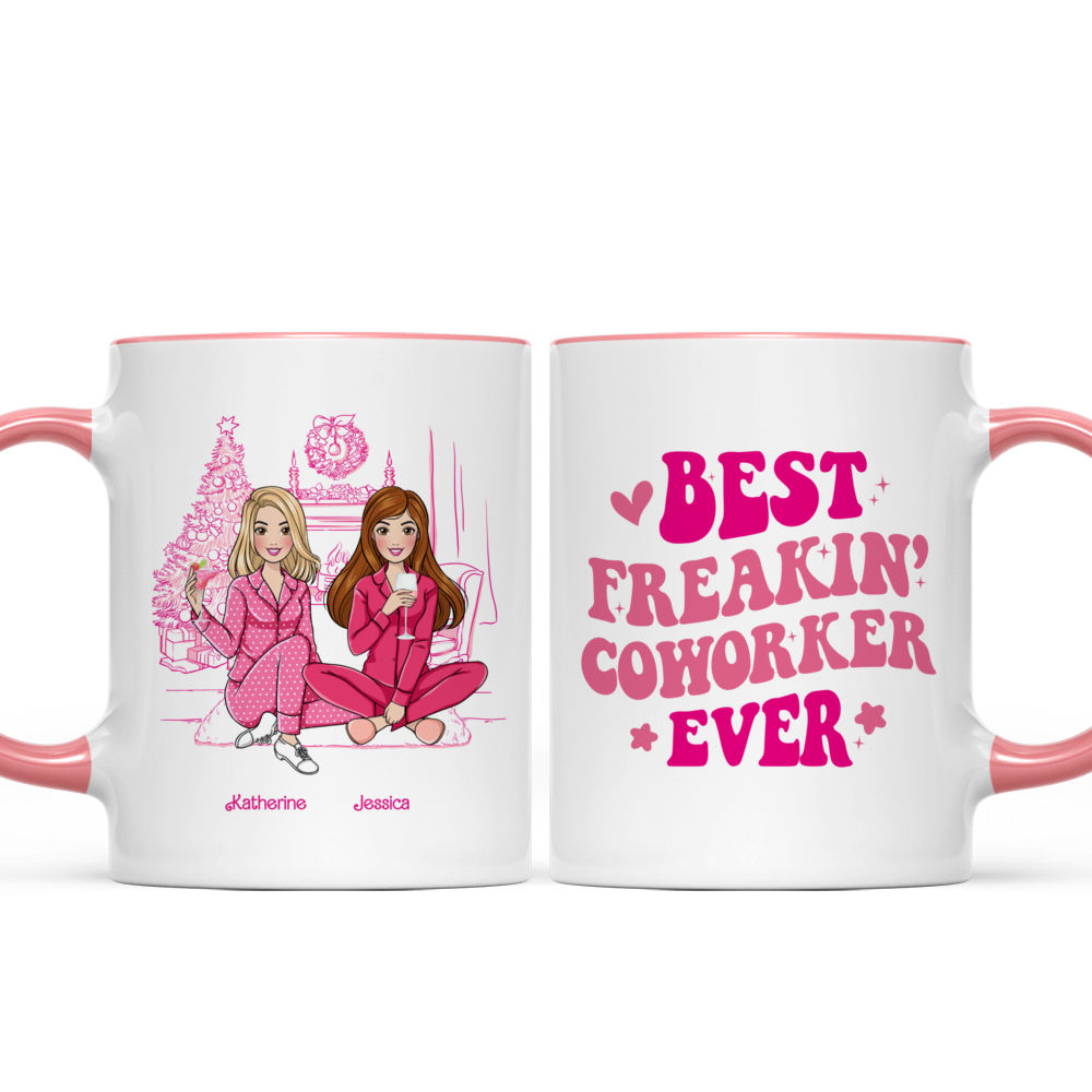 Christmas Gifts For Her - The Best Glass Tumbler Ever - Pink Dolls - In Our  Work Bestie Era 