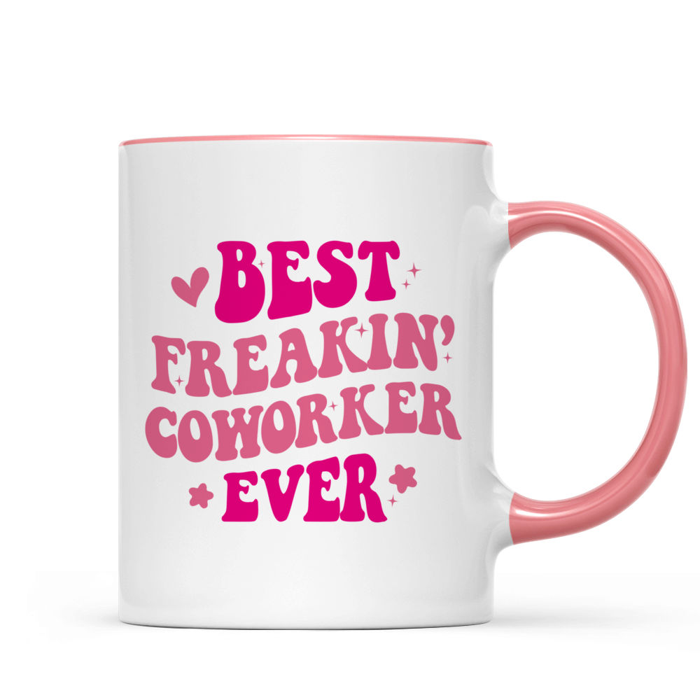 Doll Era Mug - Best Freakin' Coworkers Ever - A Christmas Surprise for Your Loved Ones - Personalized Mug_3