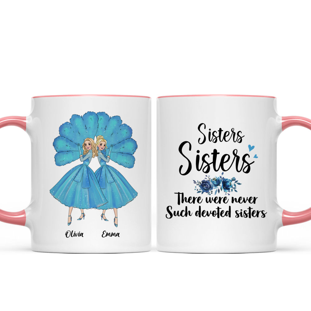 Personalized Mug - Personalized Mug For Sisters - Sisters Sisters - White Christmas - Up To 5 Woman, gift for her, gift for sisters (58095)_11
