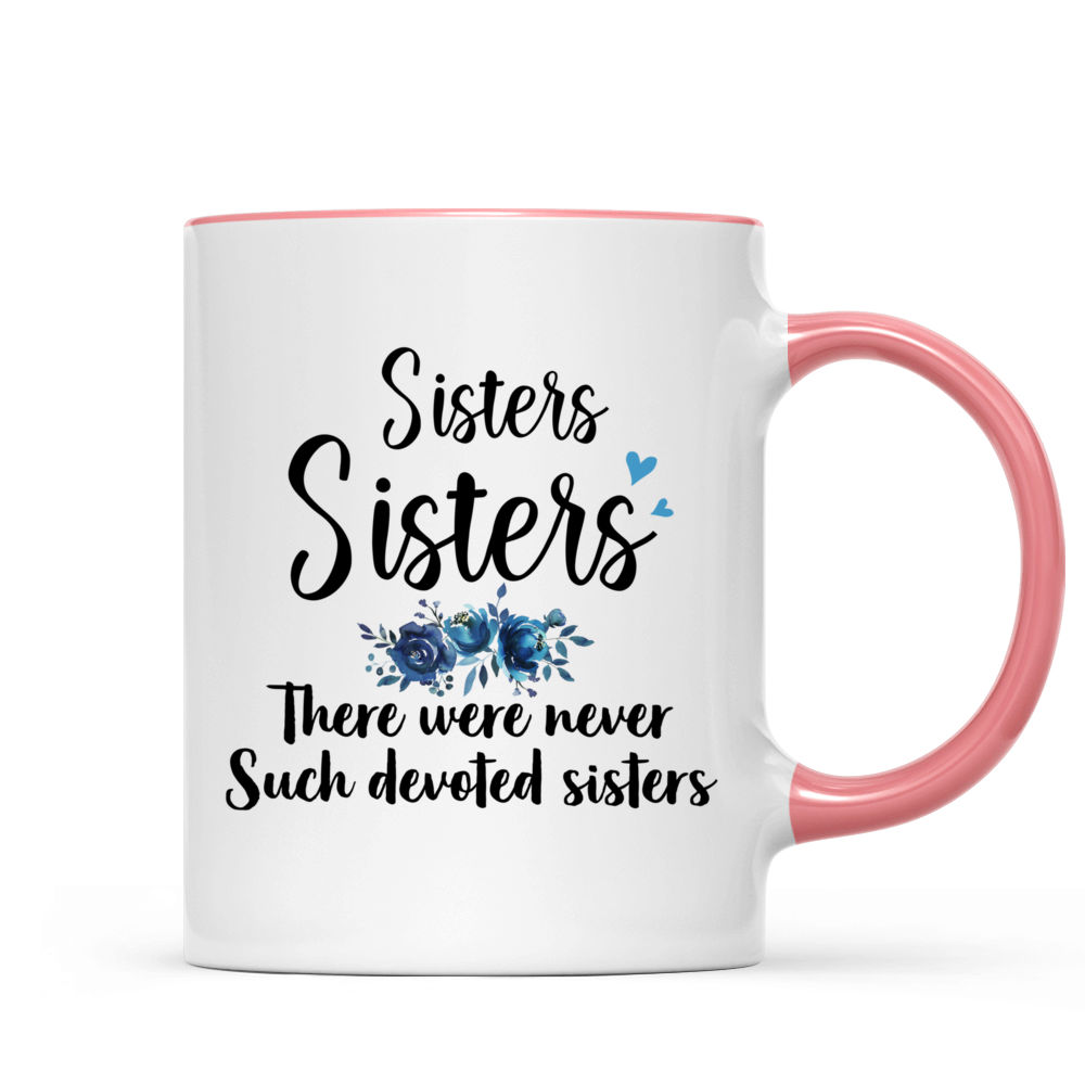 Personalized Mug For Sisters - Sisters Sisters - White Christmas - Up To 5 Woman, gift for her, gift for sisters (58095) - Personalized Mug_10