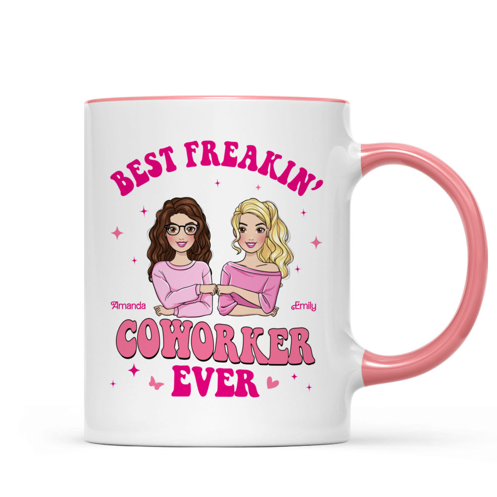 Christmas Gifts For Her - The Best Glass Tumbler Ever - Pink Dolls - In Our  Work Bestie Era 